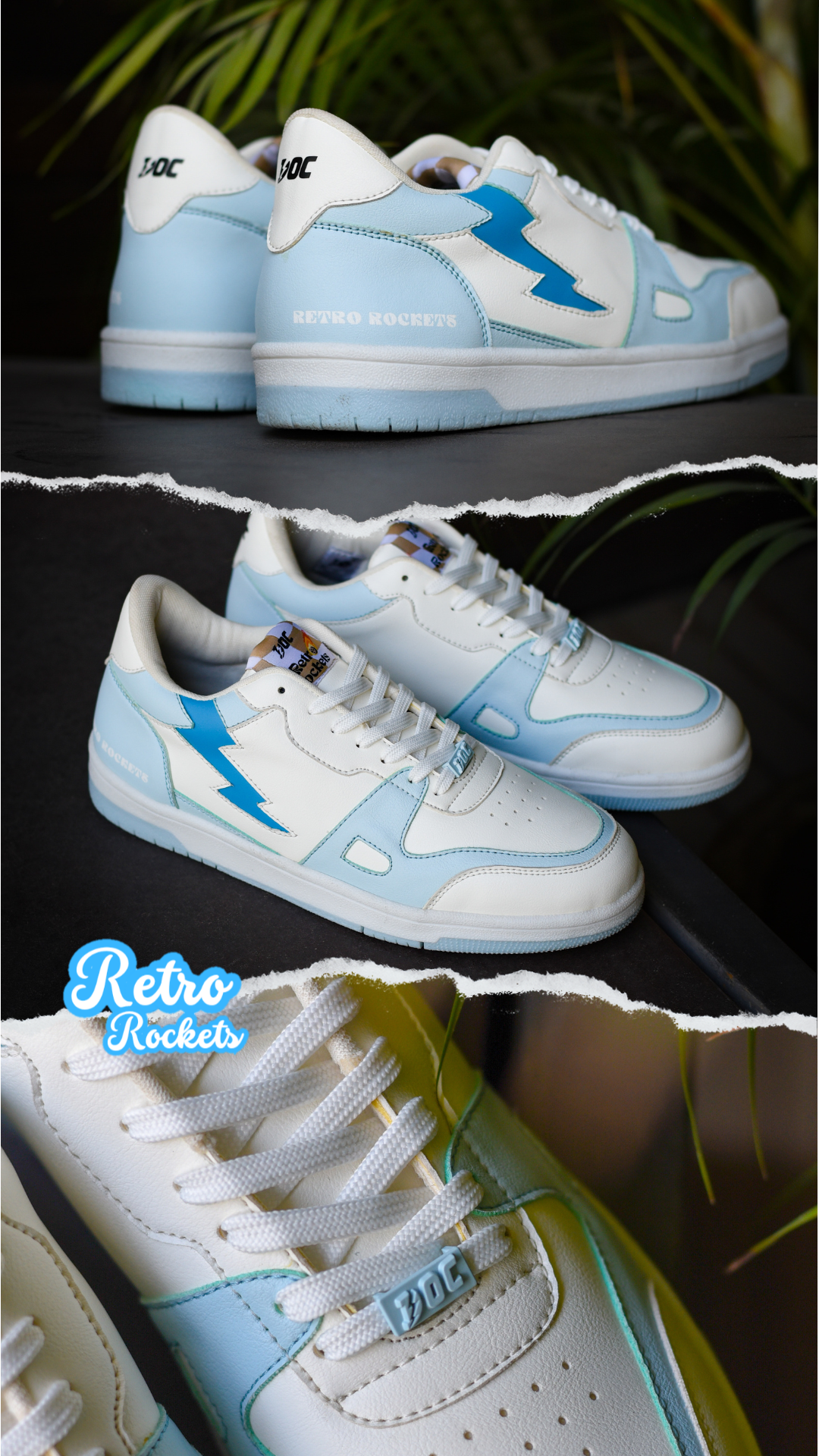 Retro Rockets LT / Ice Blue
