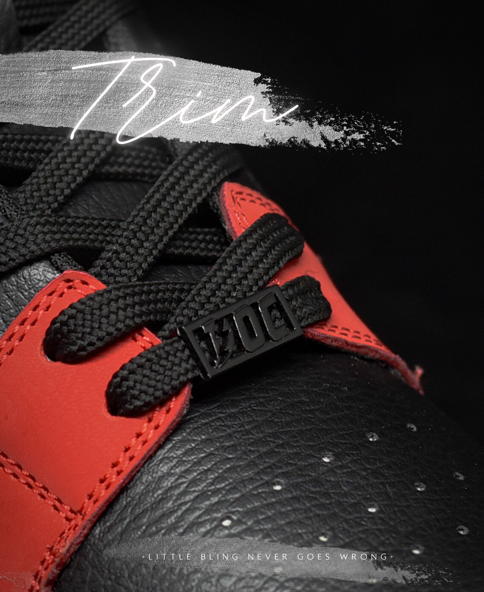Embellishment Trim - DOC Original Logo - Black