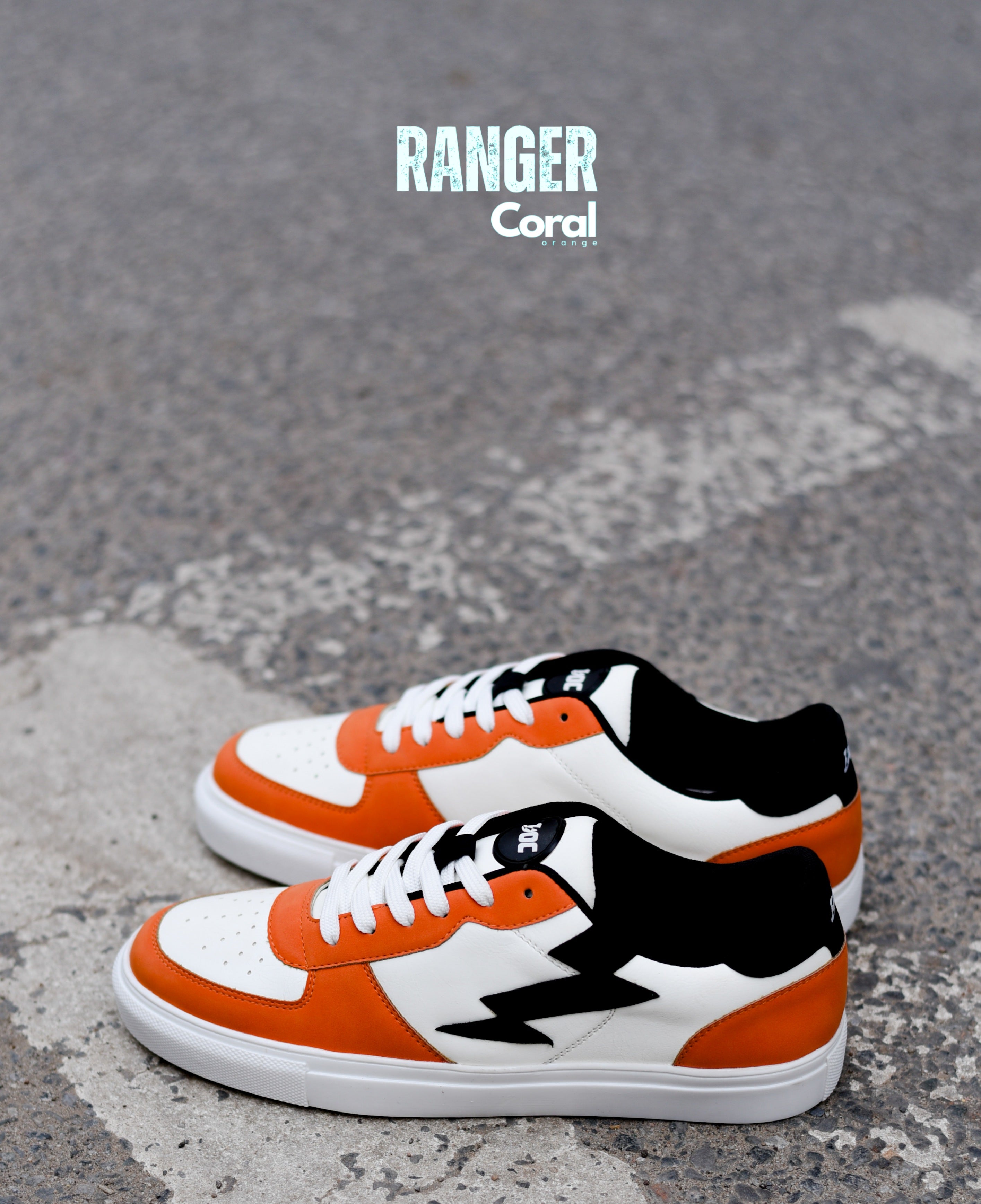 Ranger LT Coral Orange Doc Sneakers