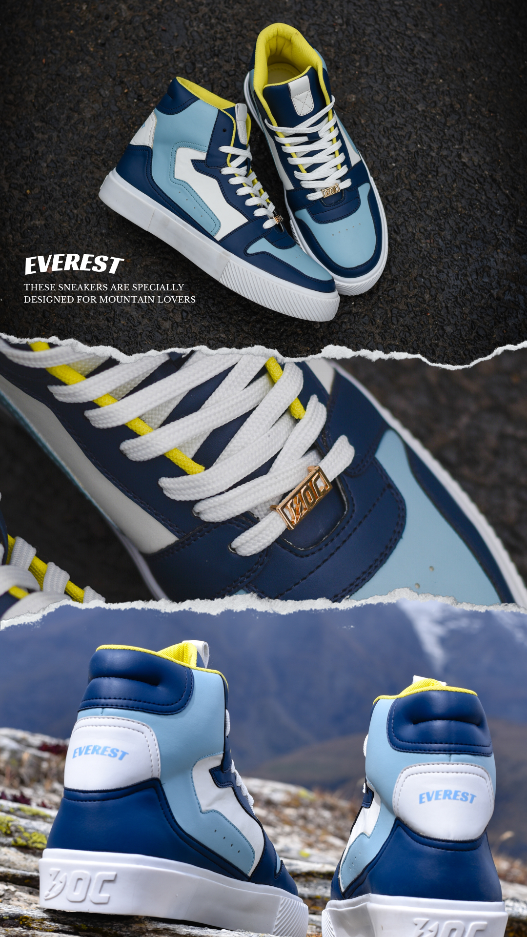 Everest HT Blue Doc Sneakers